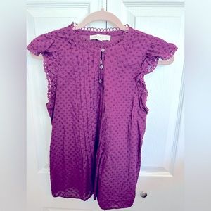 LOFT cap sleeve blouse